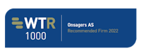 WTR 1000 – Recommended Firm 2022